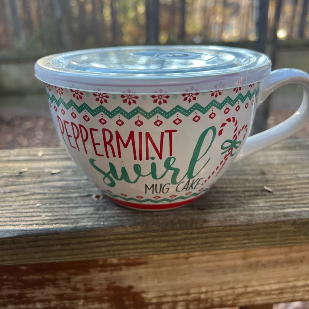Pier 1 Peppermint Swirl Cake Oversized Coffee Mug